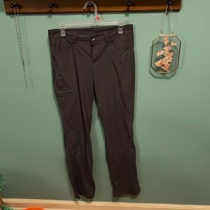 Women’s gray Eddie Bauer hiking pants, 4
